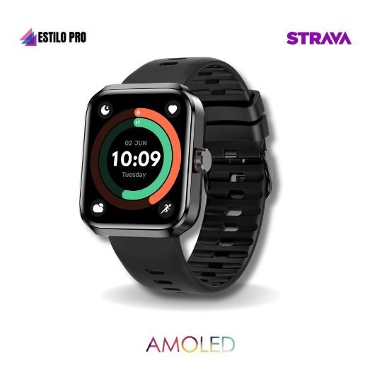 Smartwatch GEO PRO - GPS Integrado SINC. STRAVA + Pulseira e Película de Brinde